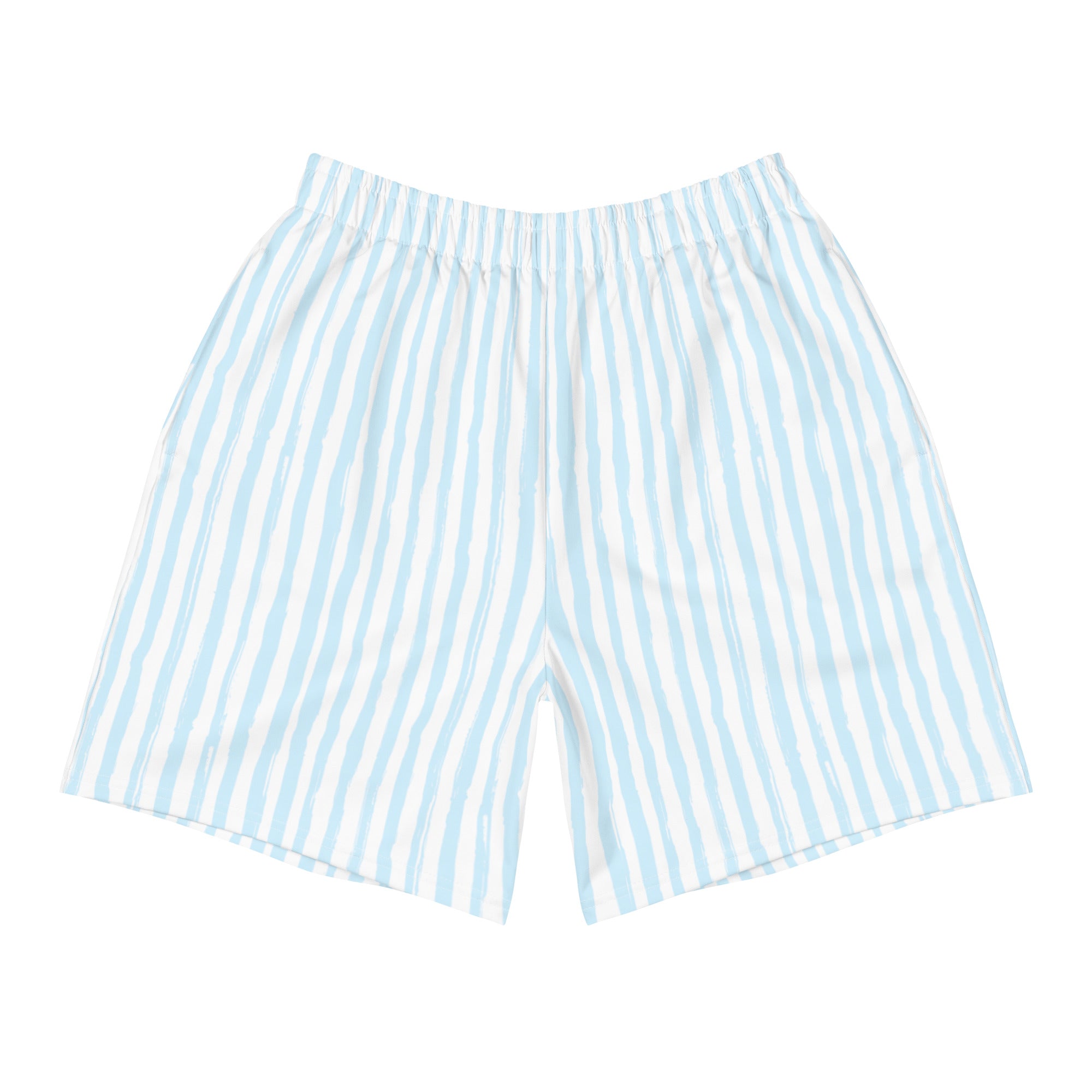 Blue Stripes Relaxed Long Boxer Shorts