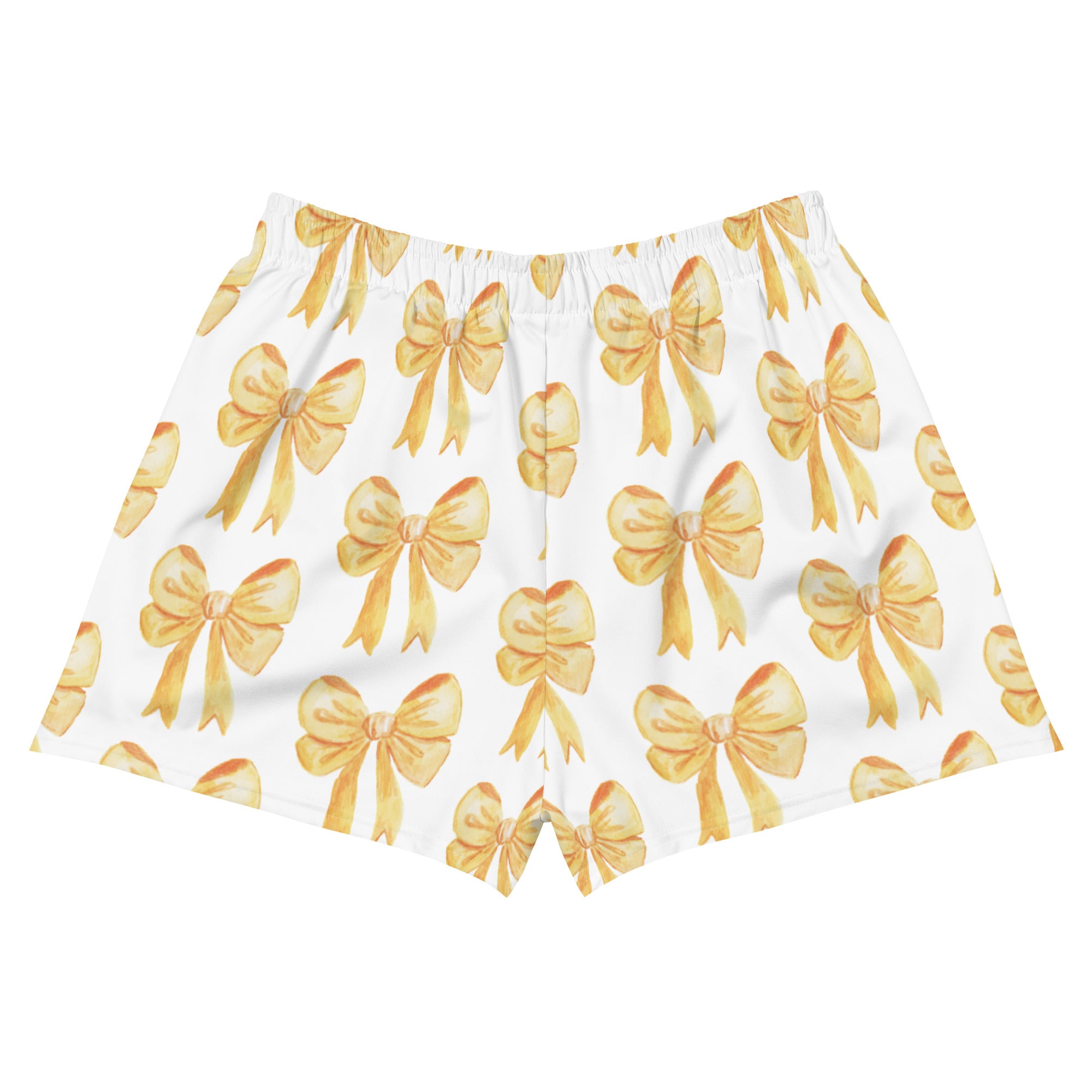 Yellow Bow Relaxed Boxer Shorts