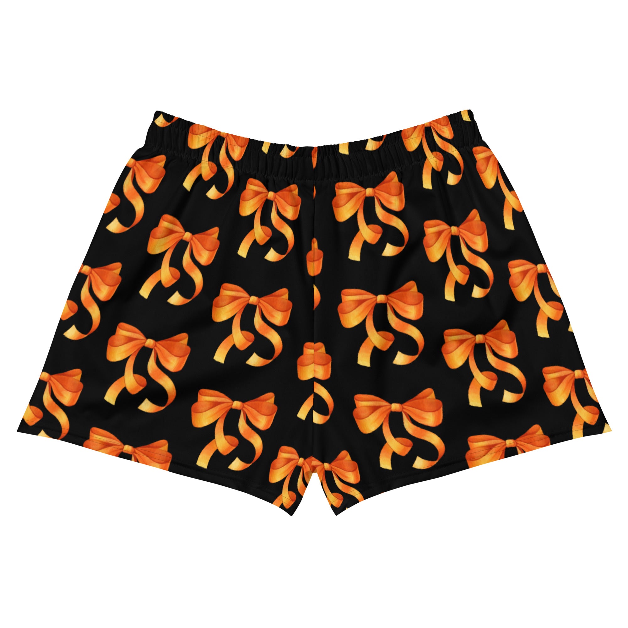 Orange Bow Relaxed Boxer Shorts