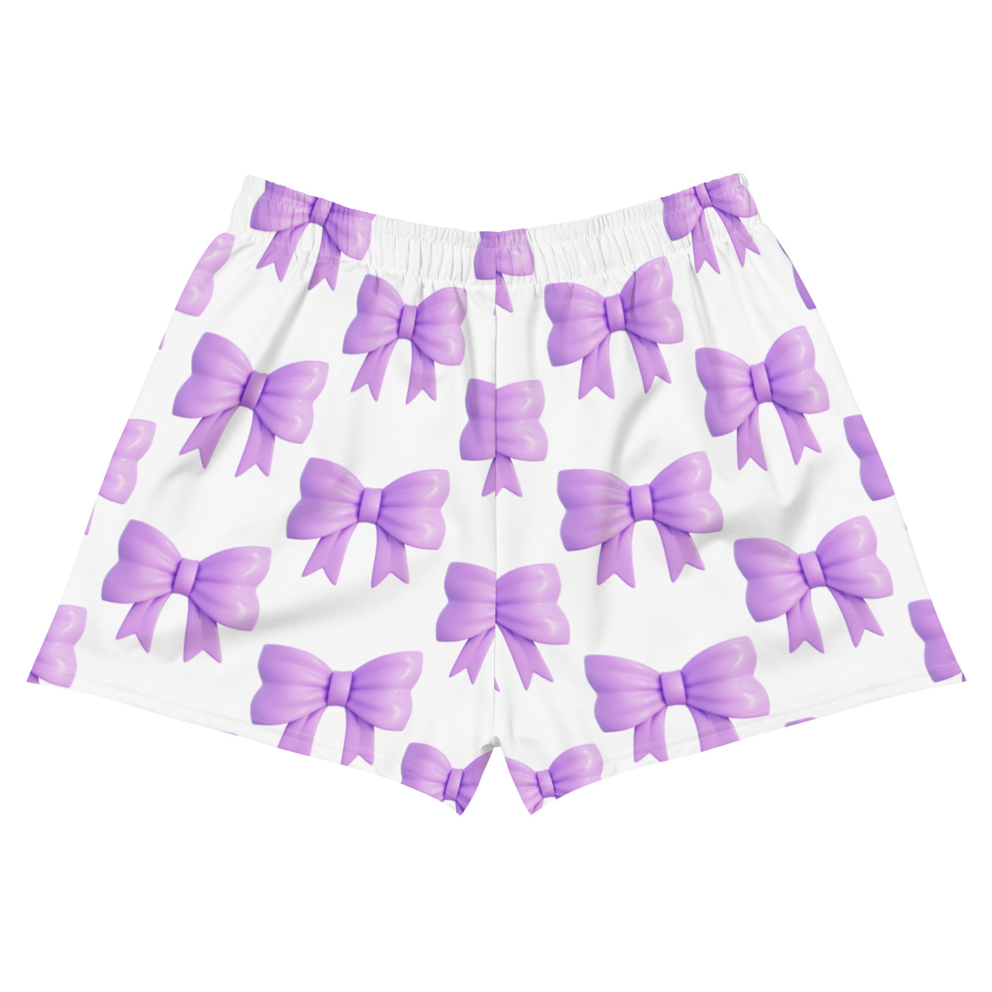 Purple Bow Relaxed Boxer Shorts