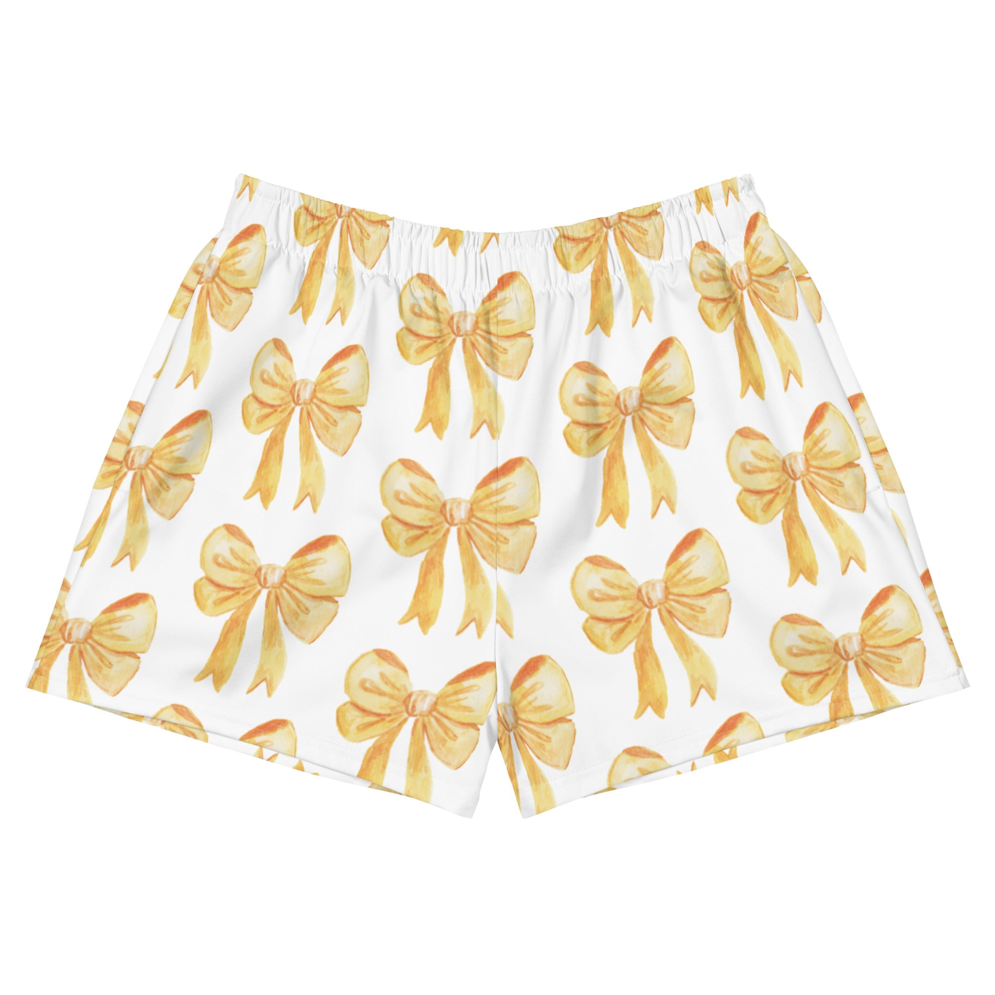 Yellow Bow Relaxed Boxer Shorts