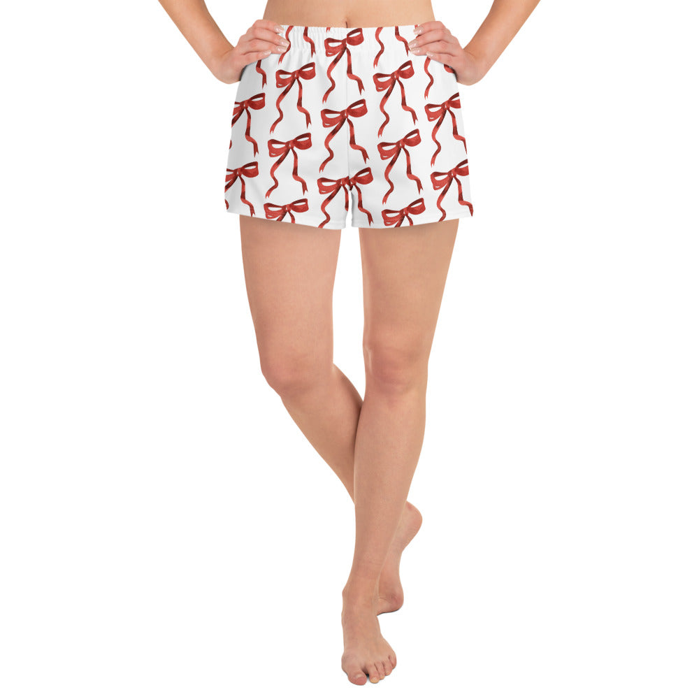 Red Bow Relaxed Boxer Shorts