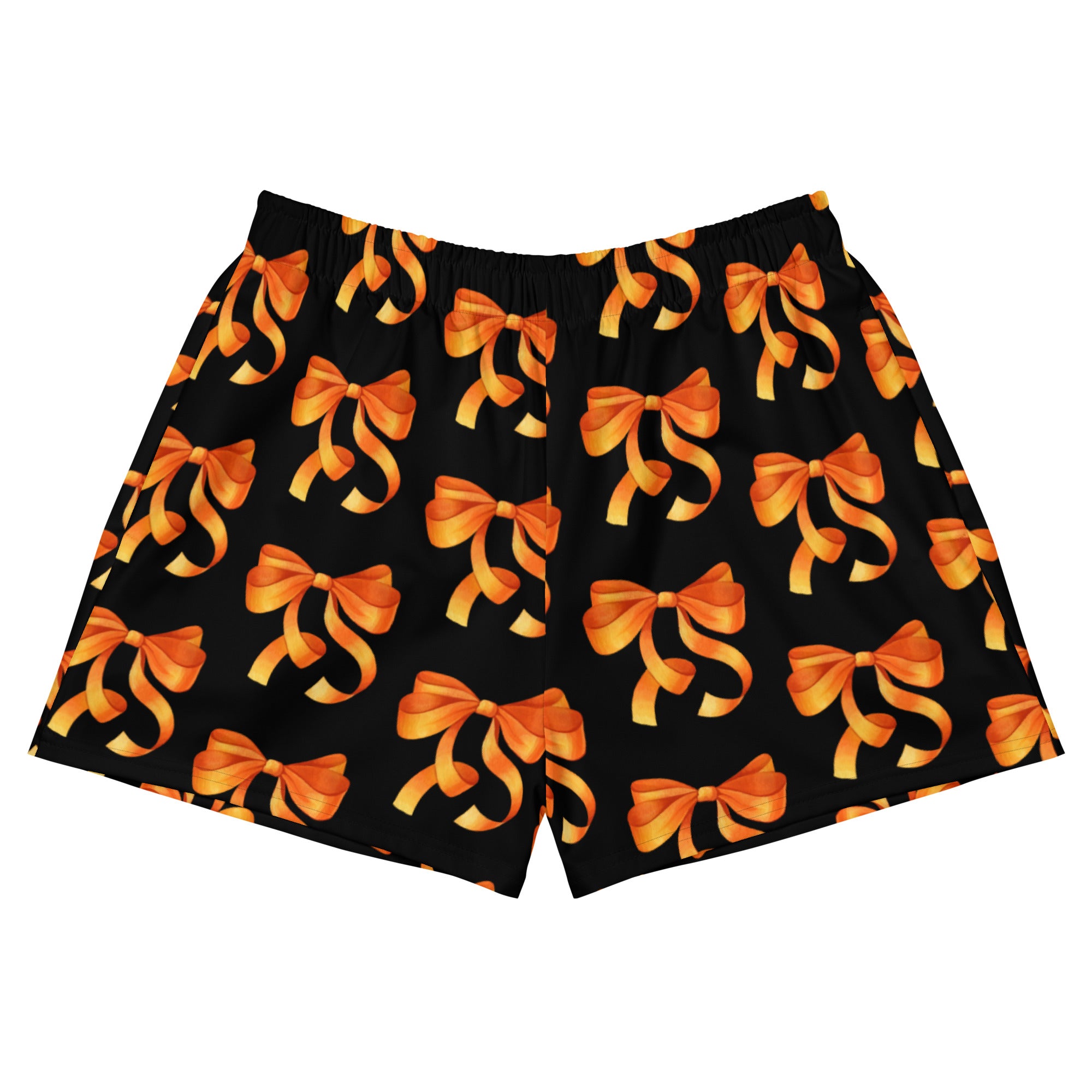 Orange Bow Relaxed Boxer Shorts