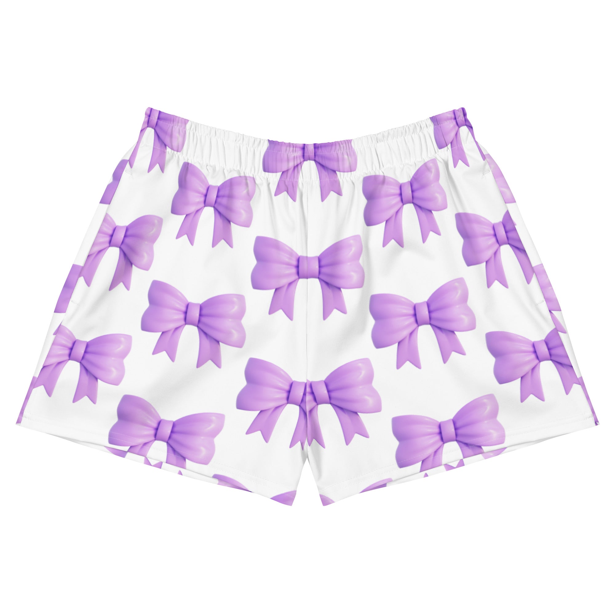 Purple Bow Relaxed Boxer Shorts