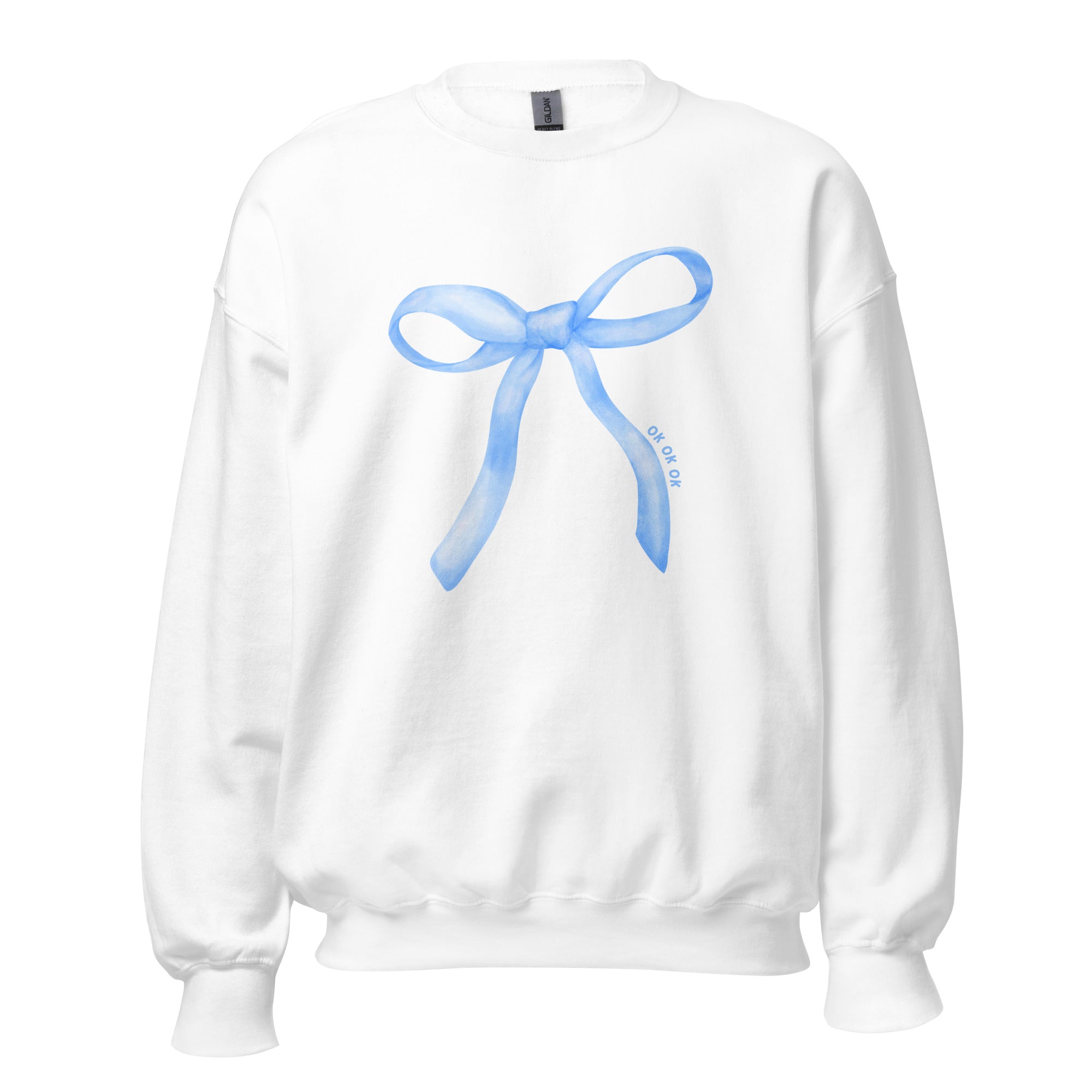 Blue Bow Classic Crewneck