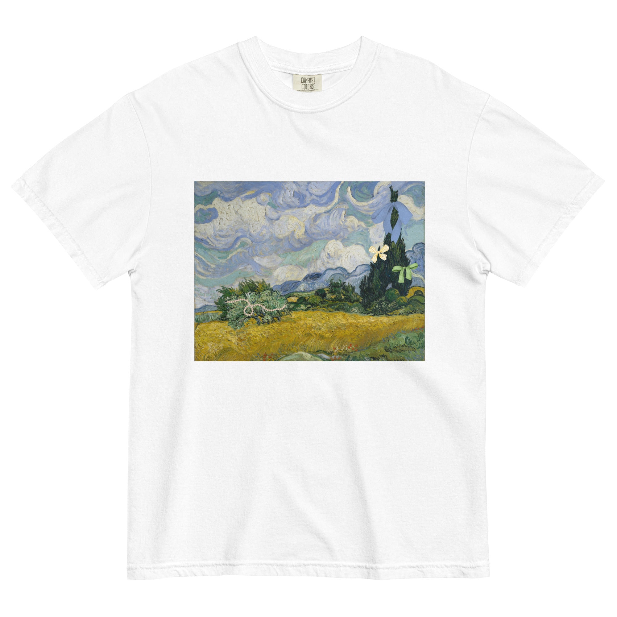 Field with Cypresses Relaxed Tee